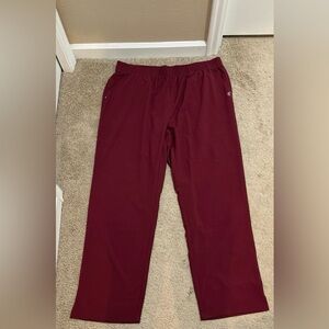 Women's Burgundy Straight Leg Pants